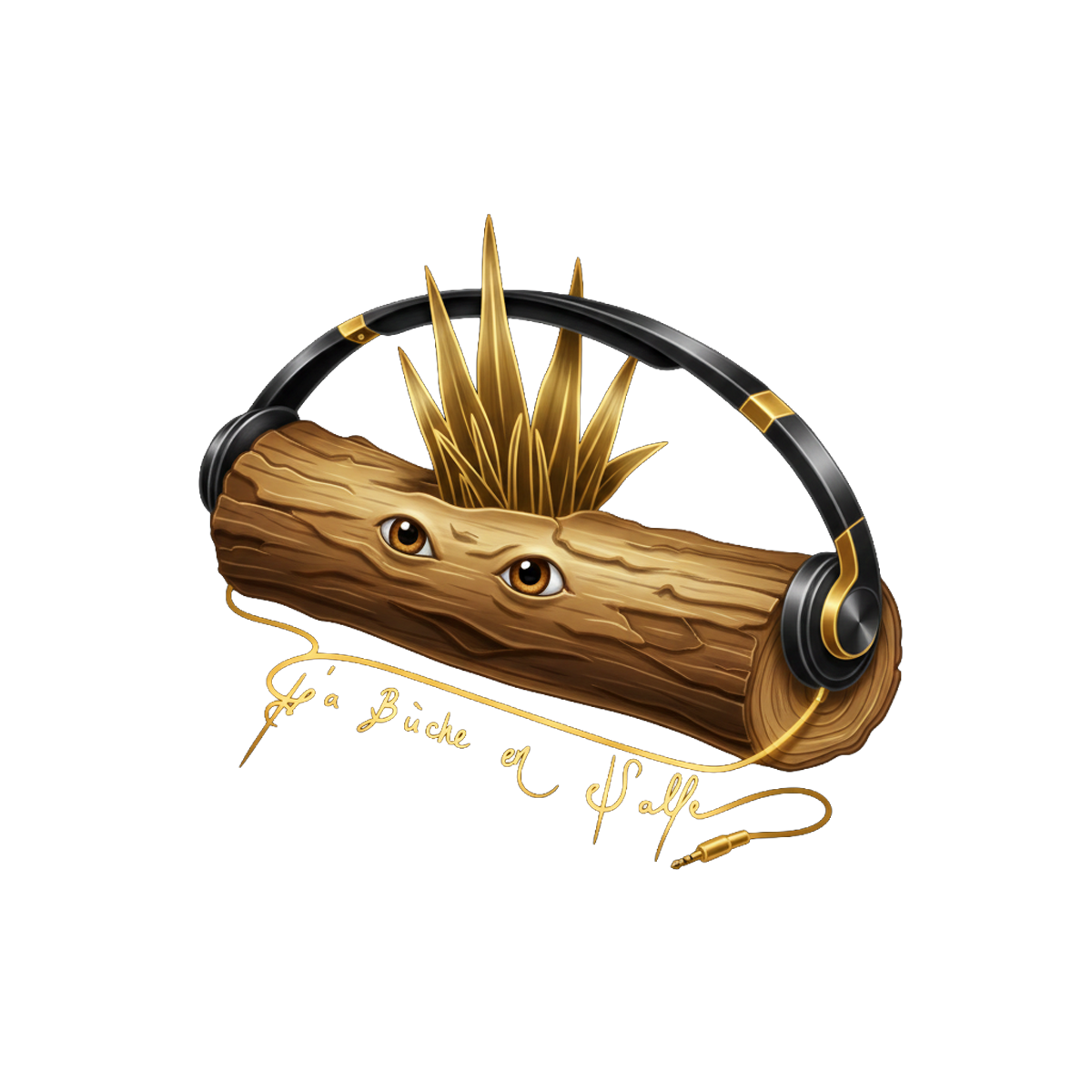 Ça bûche en salle Logo - Joël Bourgoin Signature