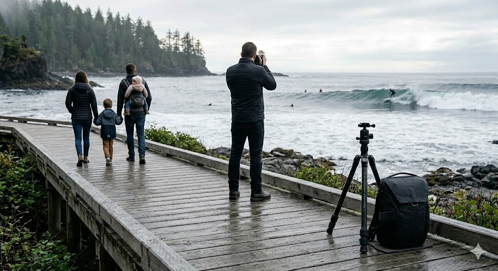 Considerate hiking and photography on Island trails