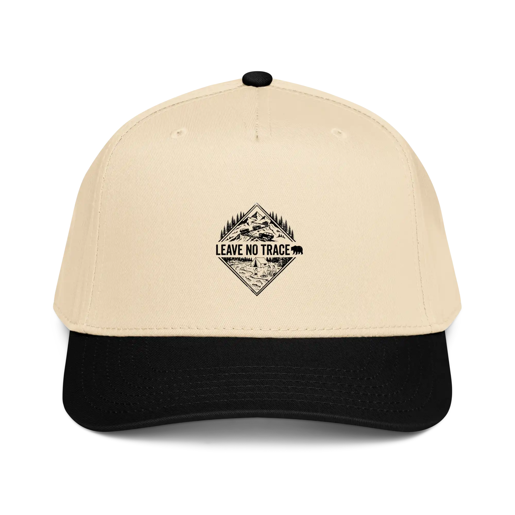 LNT 5-Panel Cap - Camping & Overland Trails Front