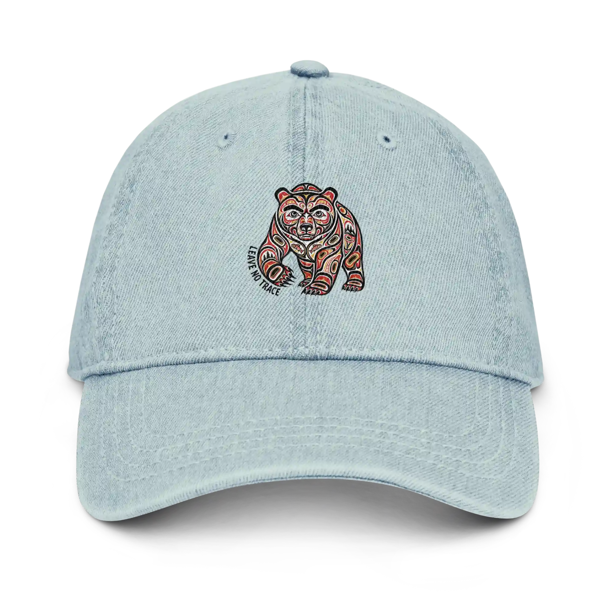 LNT Denim Hat - The Grizzly Bear Front