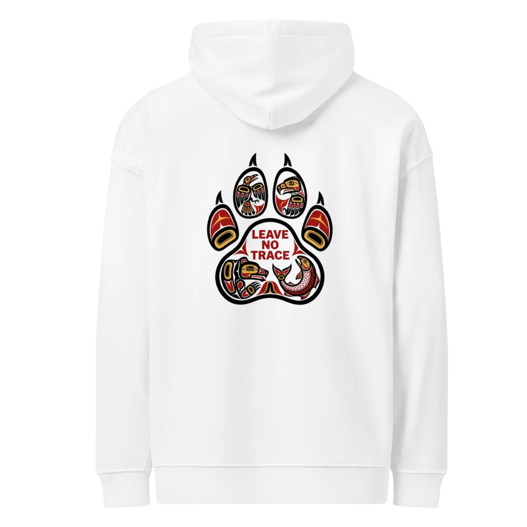 LNT Guardian Paw Organic Hoodie Back