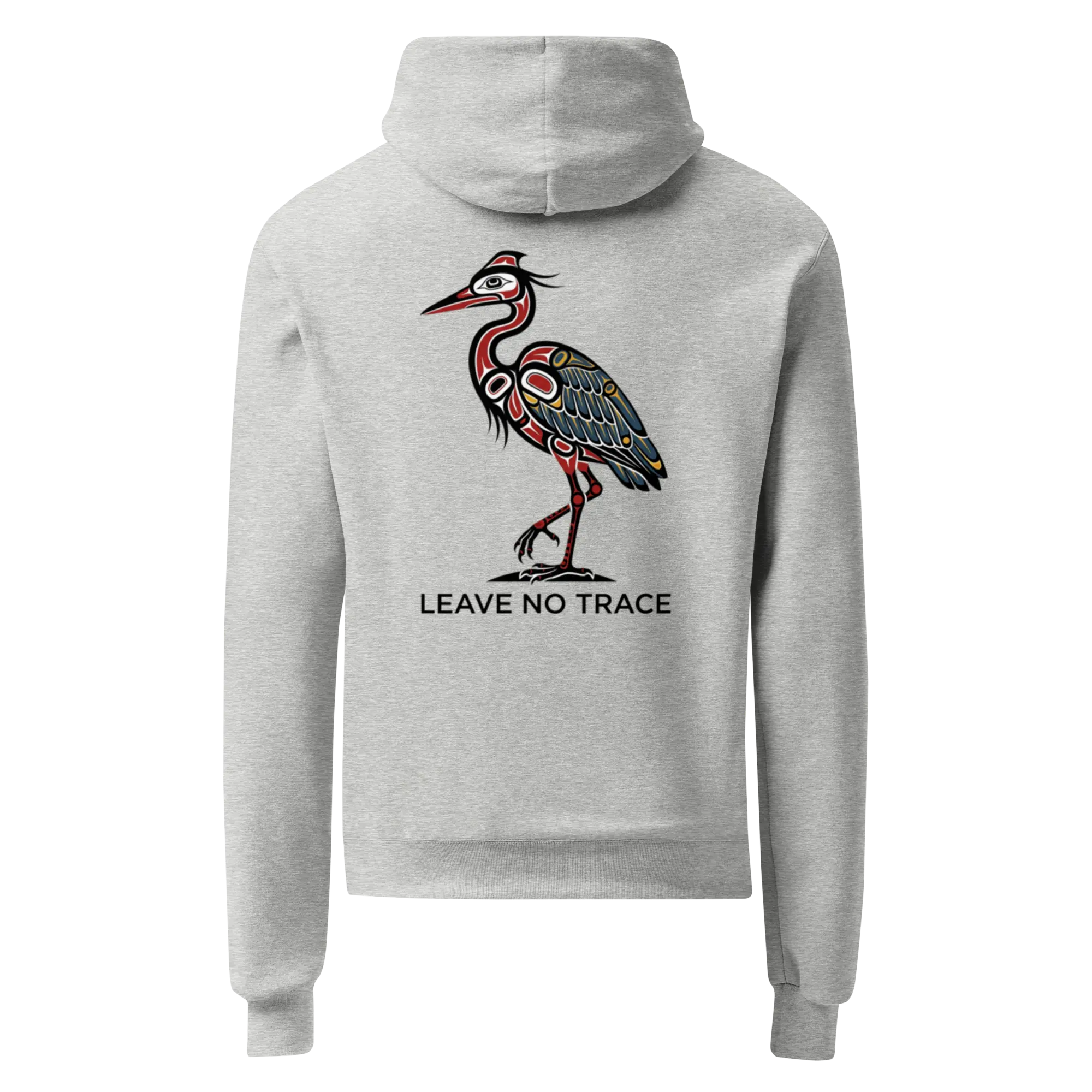 Heron's Wisdom Hoodie Back