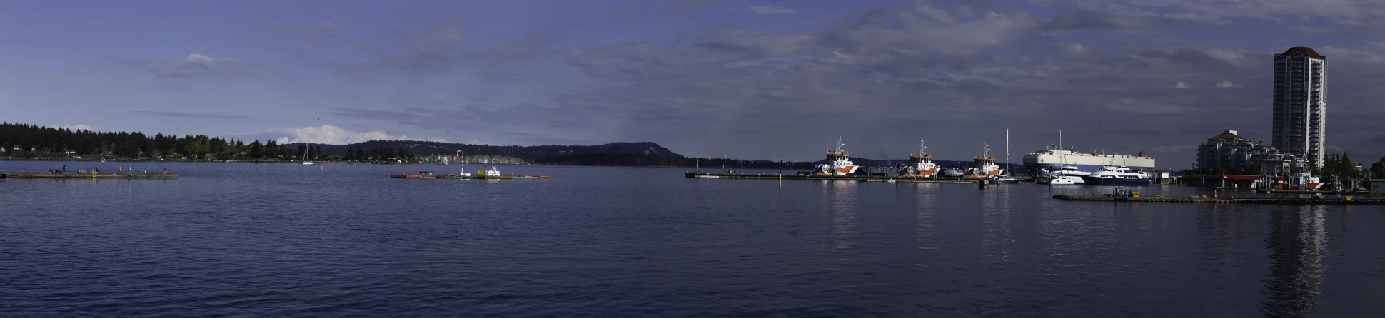 Panorama of Nanaimo Ferry