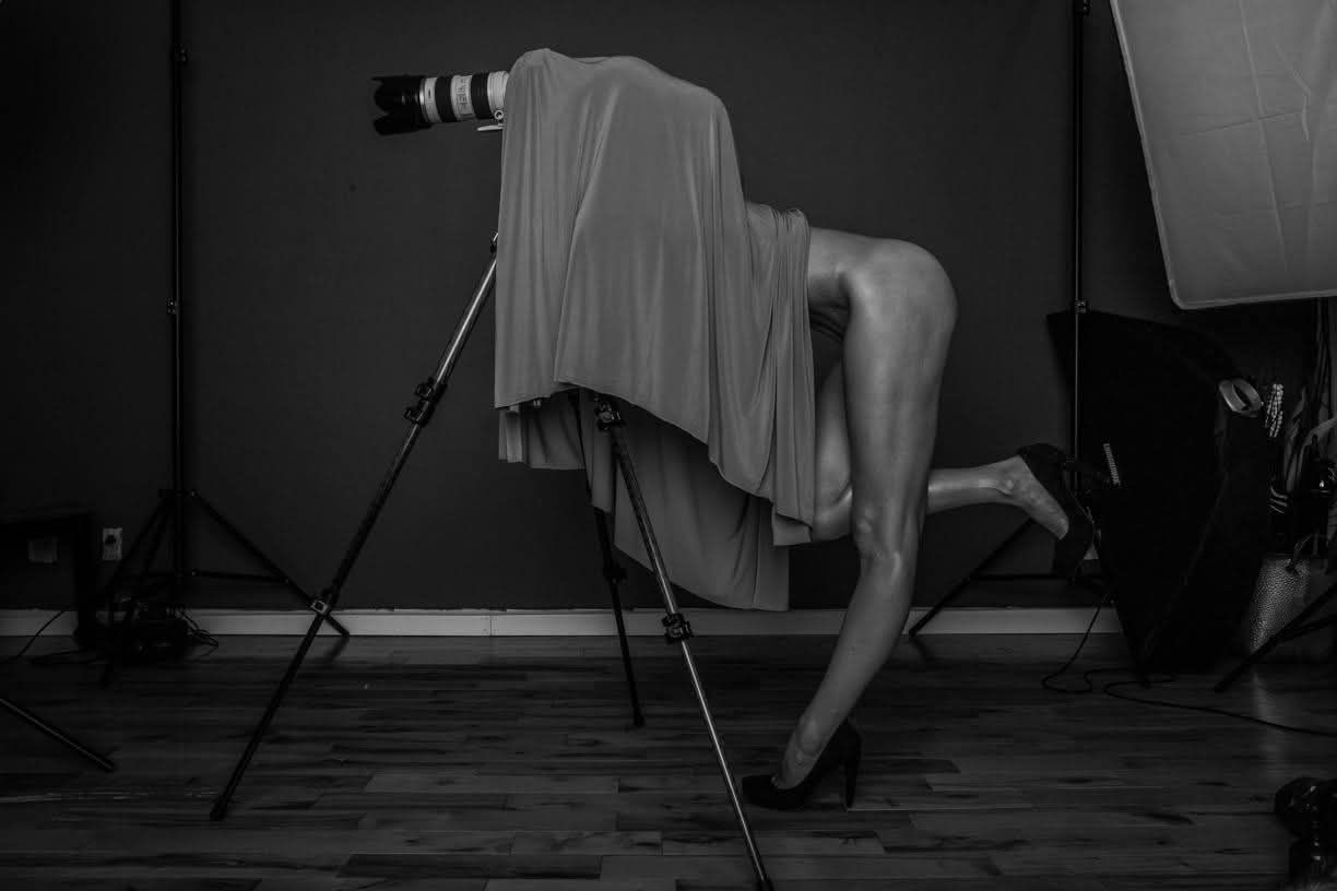 Conceptual Artist Portrait - Camera Extension