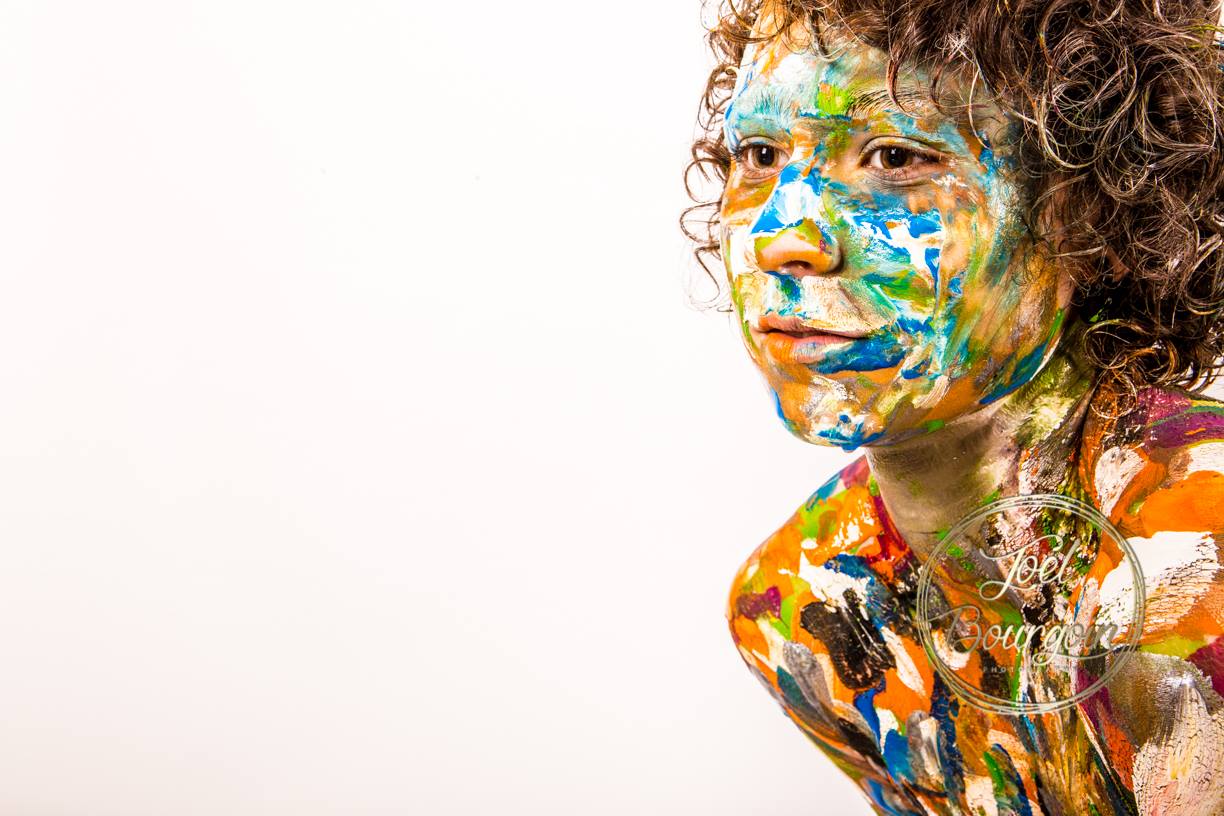 Artistic Body Art Portrait